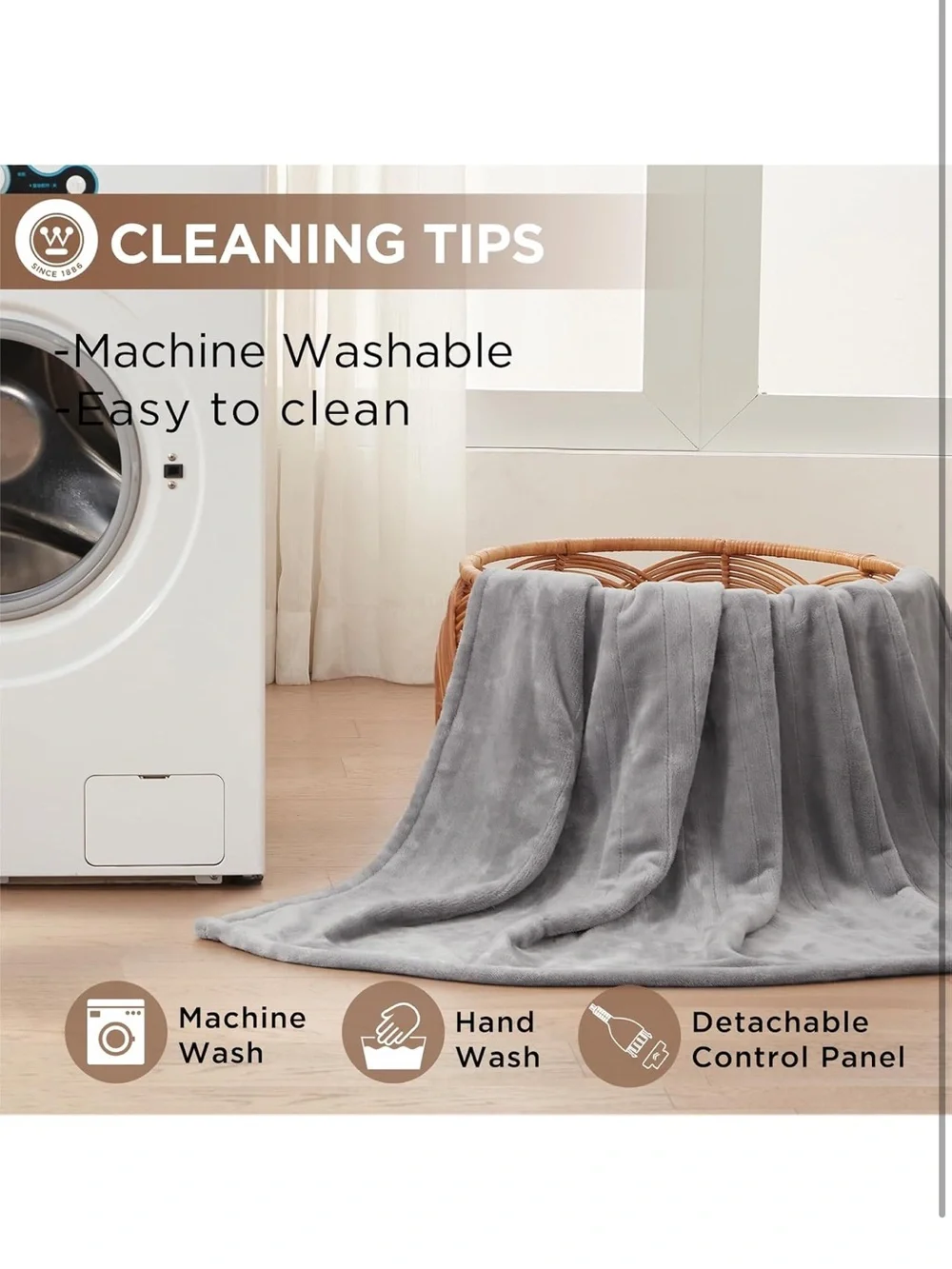 Westinghouse Heated Electric Throw Blanket - (50